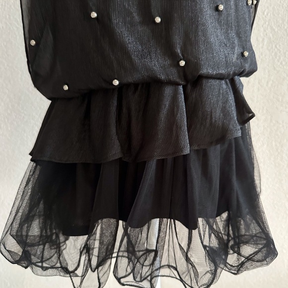 Elegant Black Blouse with Pearl Accents NWOT - Picture 2 of 10